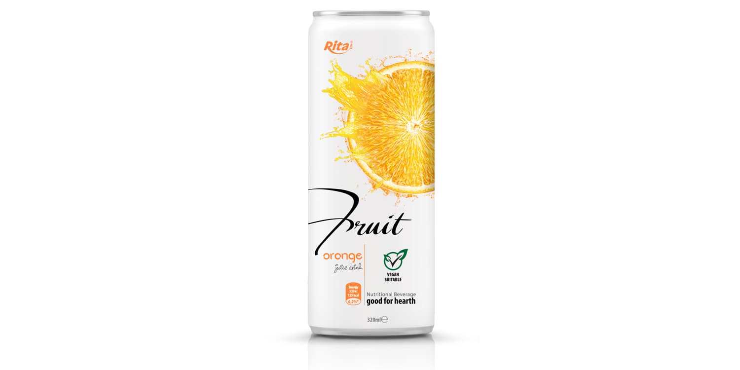 Fruit Orange 320ml Nutritional Beverage Good For Hearth